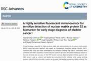 A highly sensitive fluorescent immunosensor for sensitive detection of nuclear matrix protein 22 as biomarker for early stage diagnosis of bladder cancer